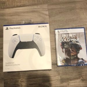 NEW PlayStation 5 wireless controller AND Game